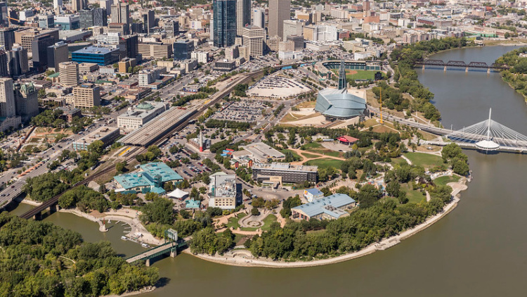 the forks, winnipeg, prairie road trip