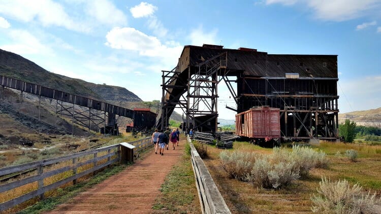 photo, image, atlas coal mine, canadian badlands