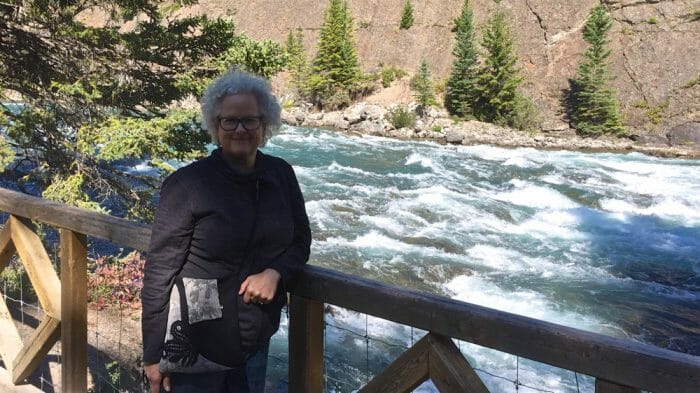  Bow Falls in Banff.