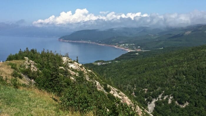 Just one of the many incredible views on the Cabot Trail.