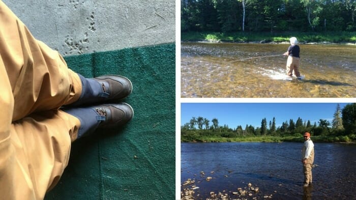 Flyfishing on the Miramichi.