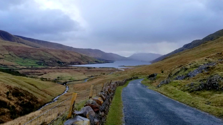 winding road near galway