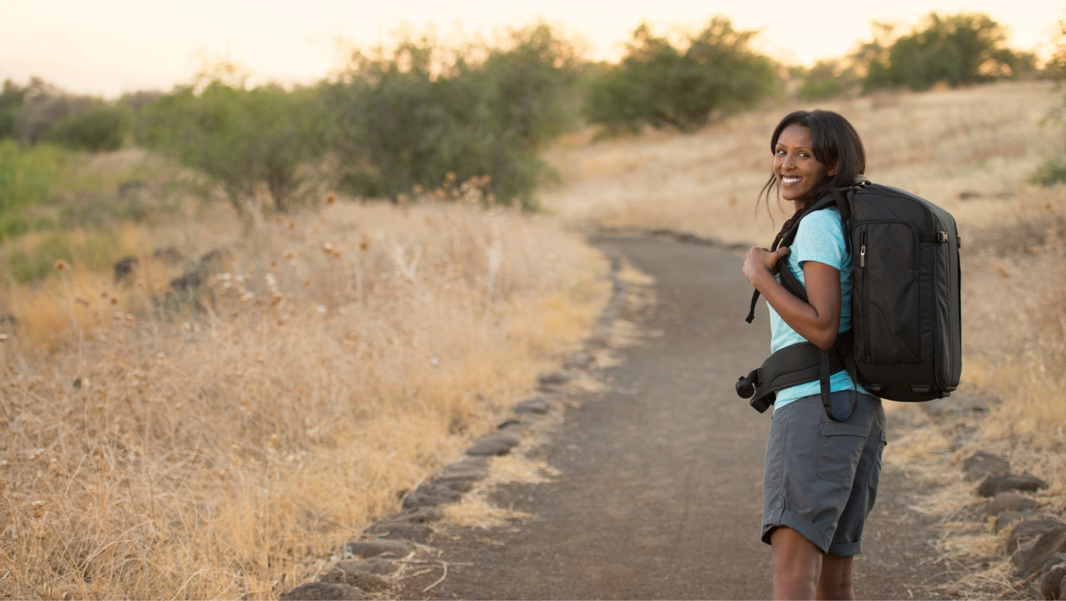 image, woman hiking, off the beaten path spring break