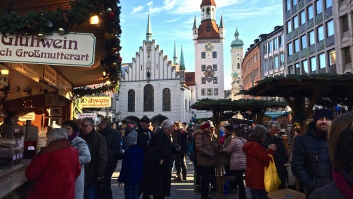 The Marienplatz Market.