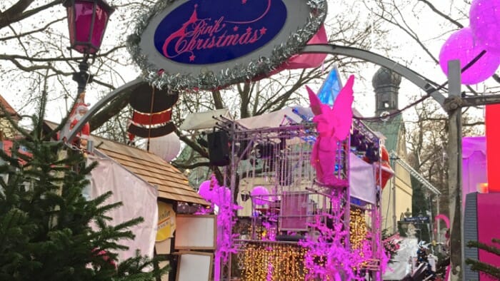 Pink Christmas Market