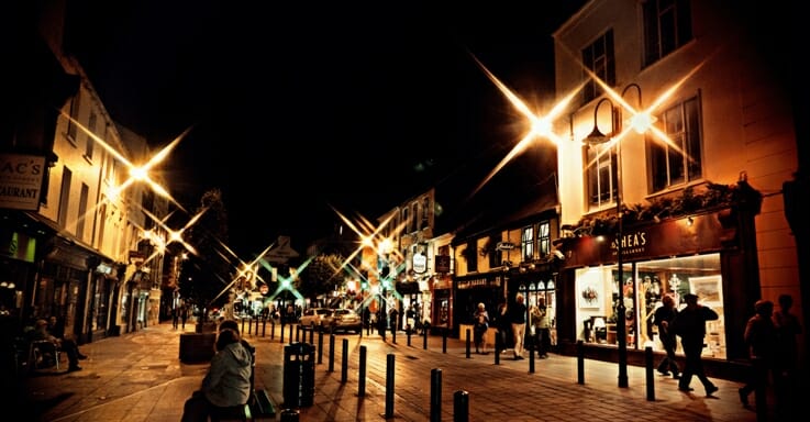 photo, image, Killarney at night