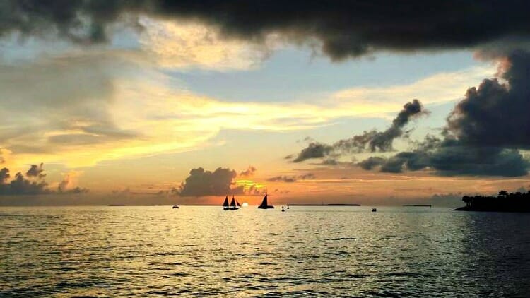 photo, image, sunset, key west, florida keys, usa