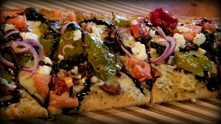 photo, image, flatbread pizza, summer road trip to killarney