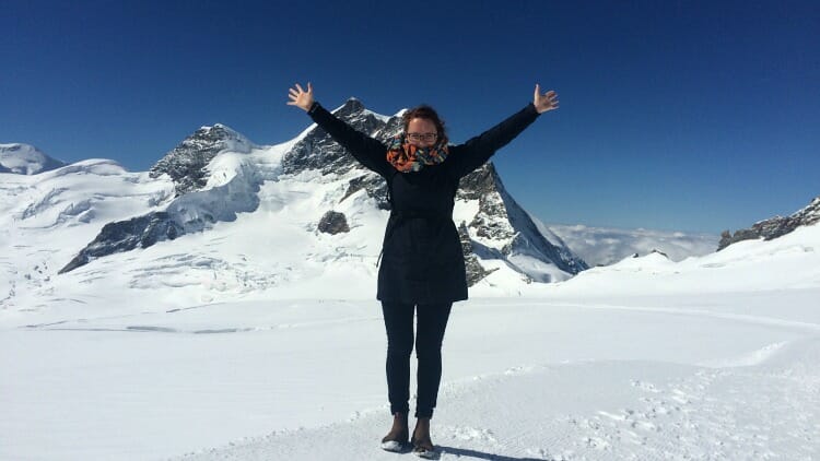 swiss alps, solo time on a group tour