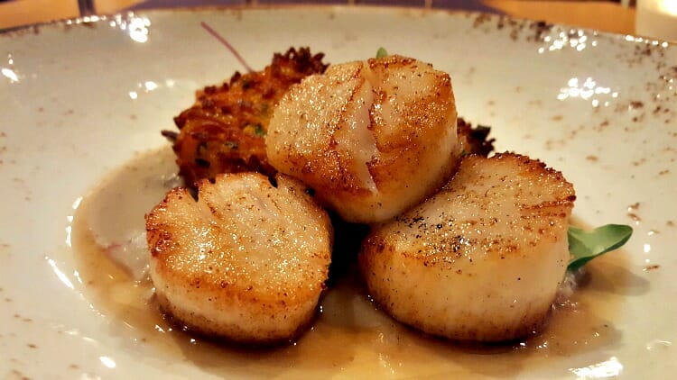 photo, image, scallops, le caveau, flavors of nova scotia