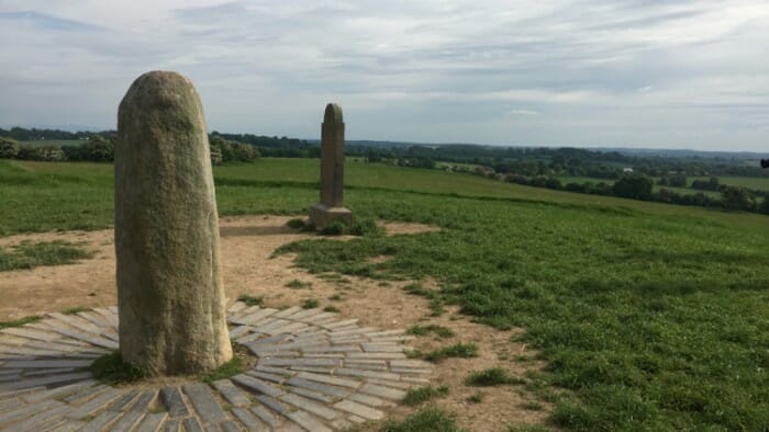 Stone of Destiny in foreground