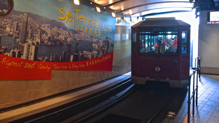 I met the group at Victoria Peak after riding The Peak Tram to the top.