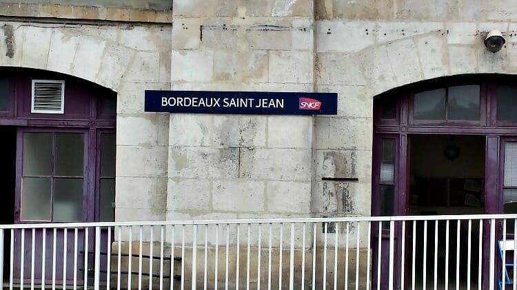 photo, image, bordeaux train station, train travel