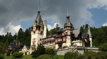 photo, image, peles castle, romania