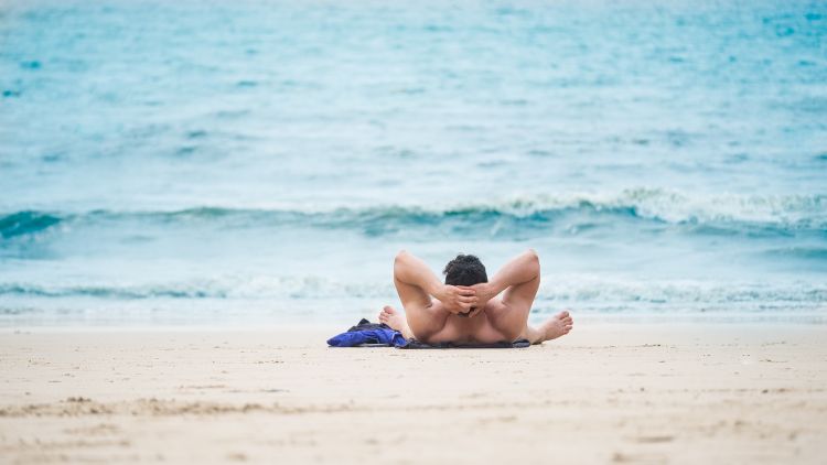 Going to the beach alone can be very relaxing