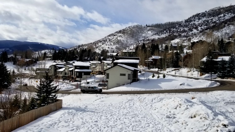 vail, colorado, winter scene