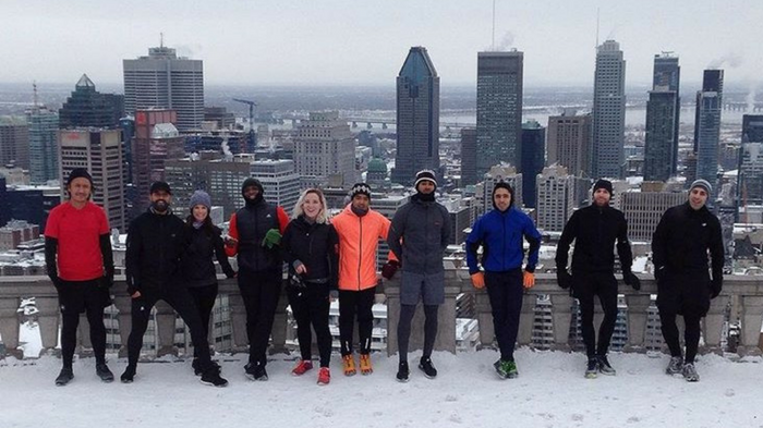 photo, image, mont royal, run crew, winter solo travel